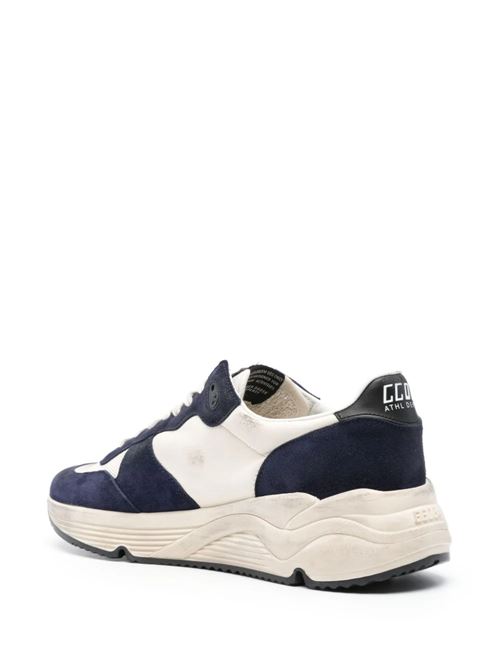 Blue, white calf leather sneaker Golden Goose | GMF00215F00539490194